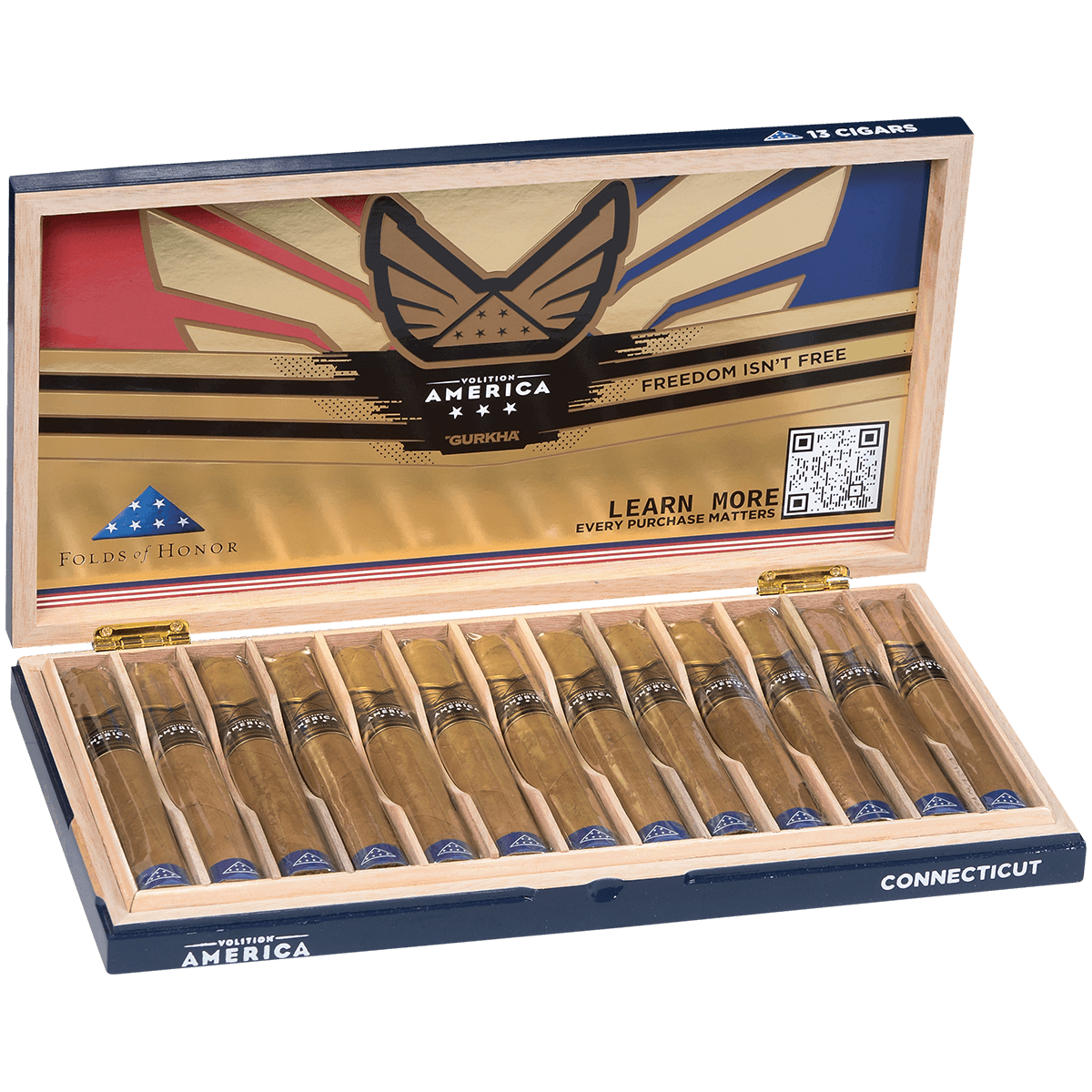 Gurkha Volition America Connecticut Toro 13 Ct. Box 6.00X54