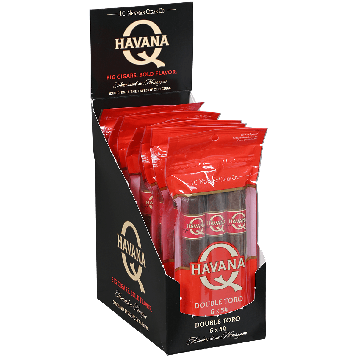 HAVANA Q DOUBLE TORO 8/3 PACKS 6.00X54