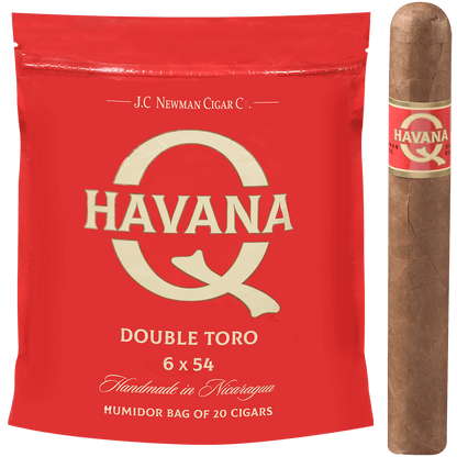 Havana Q Double Toro 20 Ct. Bag 6.00X54