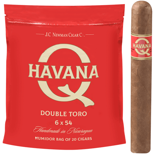 Havana Q Double Toro 20 Ct. Bag 6.00X54