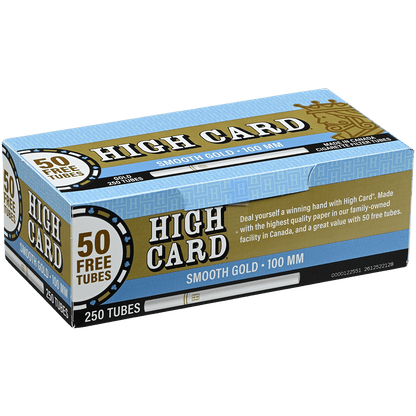 HIGH CARD GOLD 100 MM 4/250 CT. TUBES