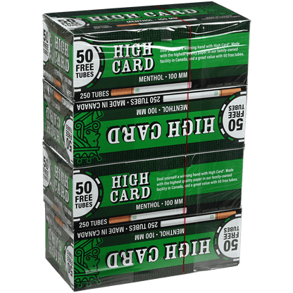 HIGH CARD MENTHOL 100 MM 4/250 CT. TUBES