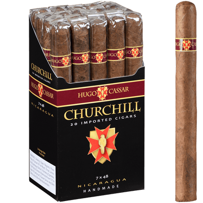 Hugo Cassar Nicaraguan Churchill 20 Ct. Bundle 7.00X48