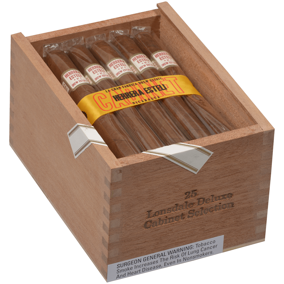 Herrera Esteli Habano Lonsdale Deluxe 25 Ct. Box 6.00X44