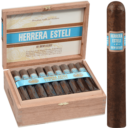 Herrera Esteli Brazilian Maduro Robusto Grande 25 Ct. Box 5.25X52