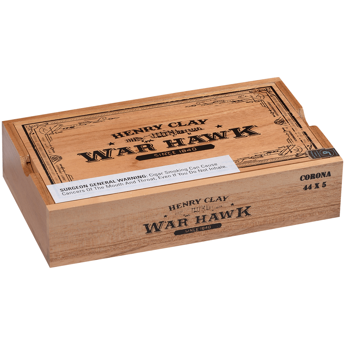 Henry Clay War Hawk Corona 25 Ct. Box 5.00X44