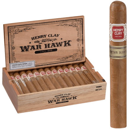 Henry Clay War Hawk Toro 25 Ct. Box 5.00X60