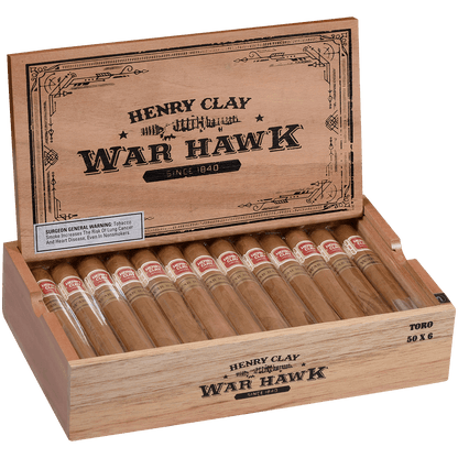 Henry Clay War Hawk Toro 25 Ct. Box 5.00X60