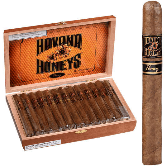 Havana Honeys Del Sol Corona Honey 25 Ct. Box 5.50X42