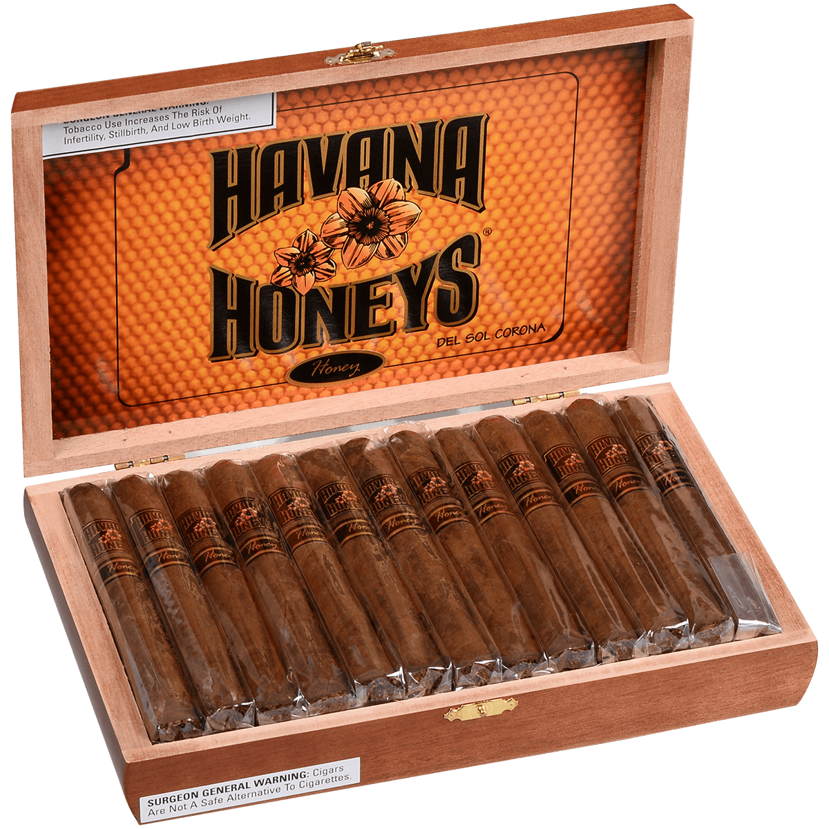 Havana Honeys Del Sol Corona Honey 25 Ct. Box 5.50X42