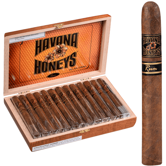 Havana Honeys Del Sol Corona Rum 25 Ct. Box 5.50X42