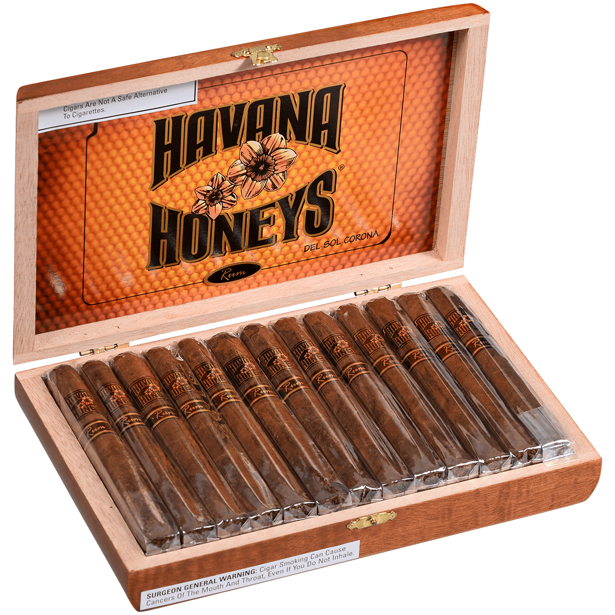 Havana Honeys Del Sol Corona Rum 25 Ct. Box 5.50X42