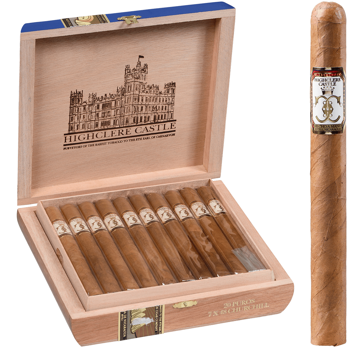 Foundation Highclere Castle Edwardian Churchill 20 Ct. Box 7.00X48