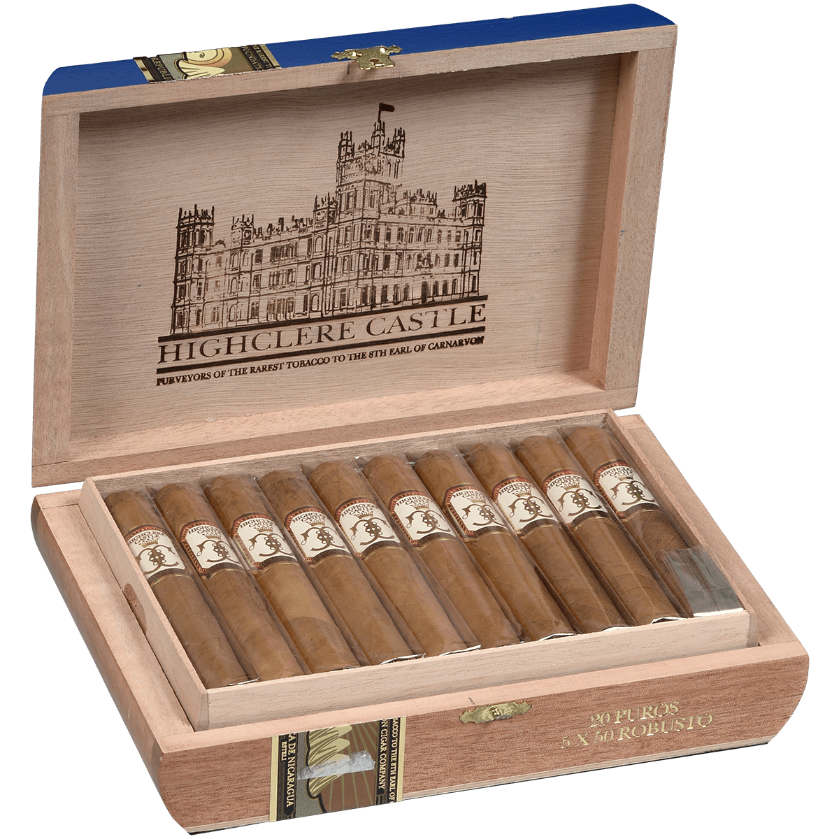 Foundation Highclere Castle Edwardian Robusto 20 Ct. Box 5.00X50