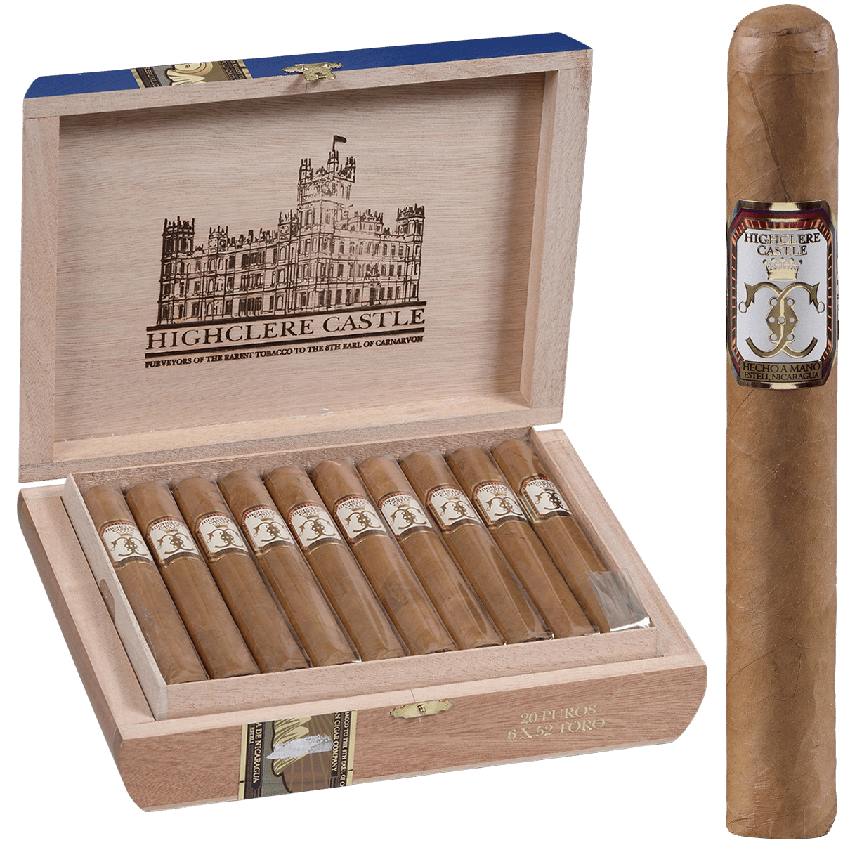 Foundation Highclere Castle Edwardian Toro 20 Ct. Box 6.00X52