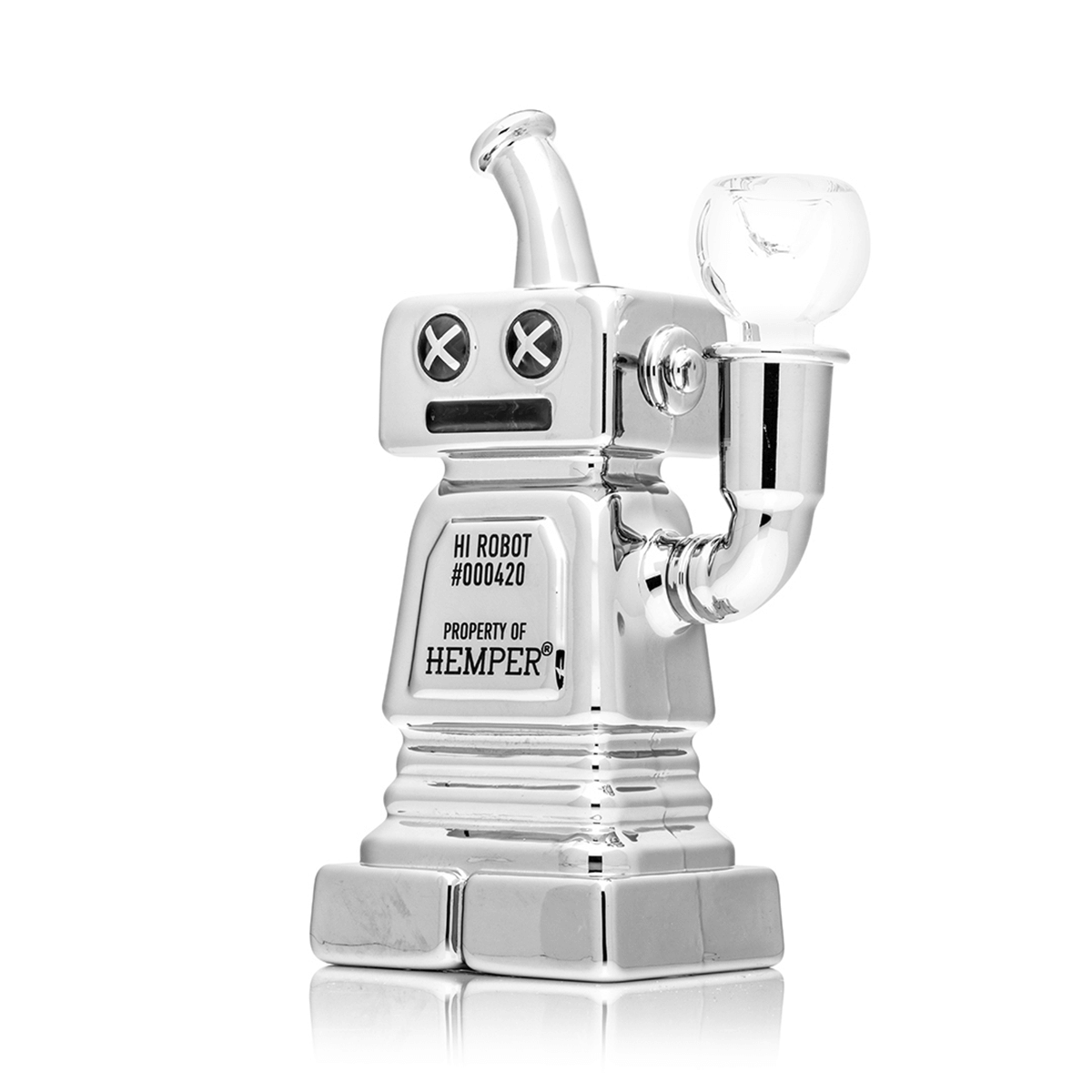 Hemper Hi-Robot Glass Water Pipe 5.9"