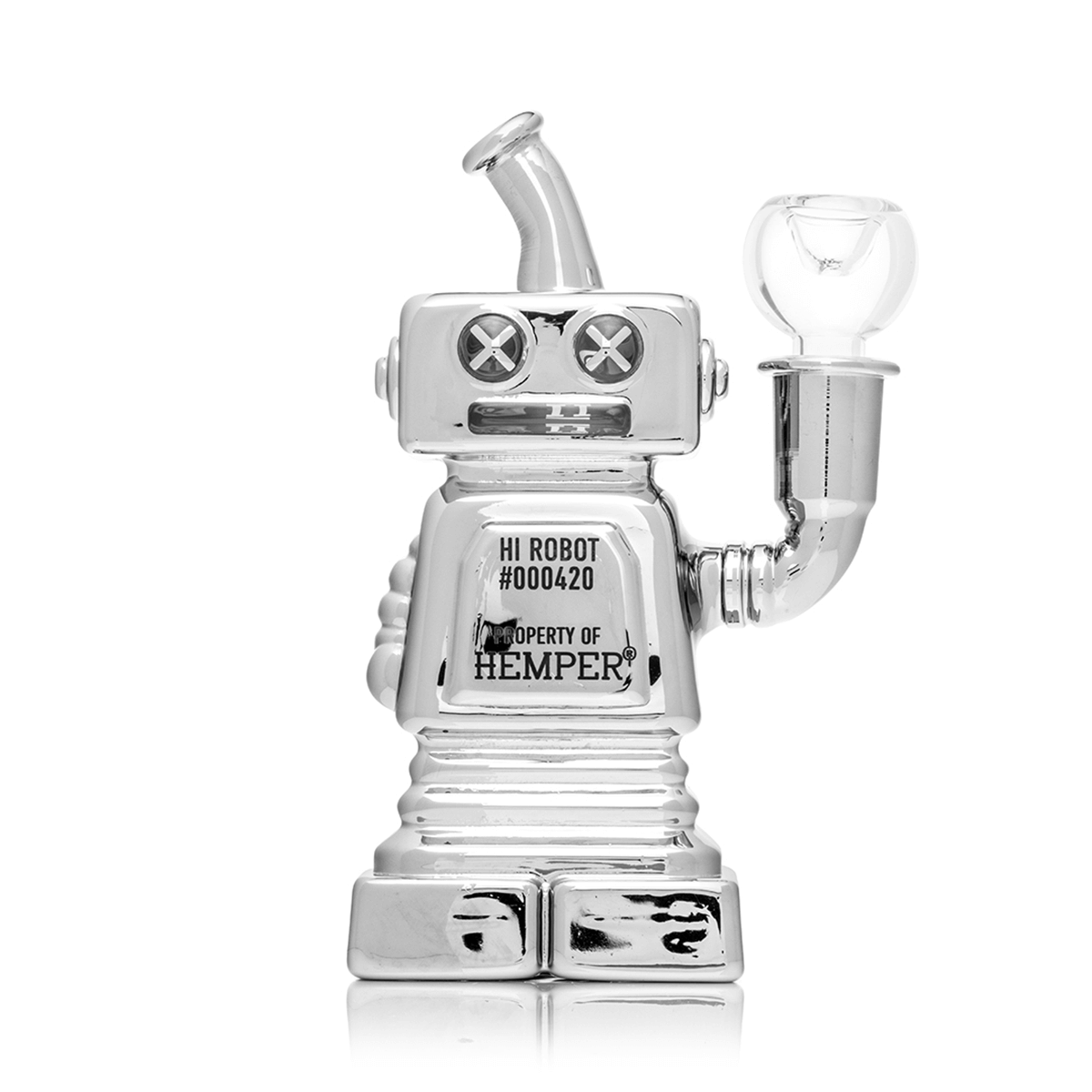 Hemper Hi-Robot Glass Water Pipe 5.9"