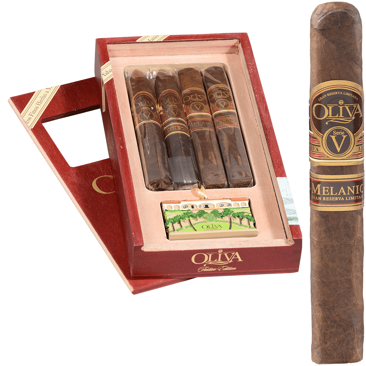 OLIVA 2025  FESTIVE HOLIDAY MELANIO SAMPLER WITH ORNAMENT 4CT