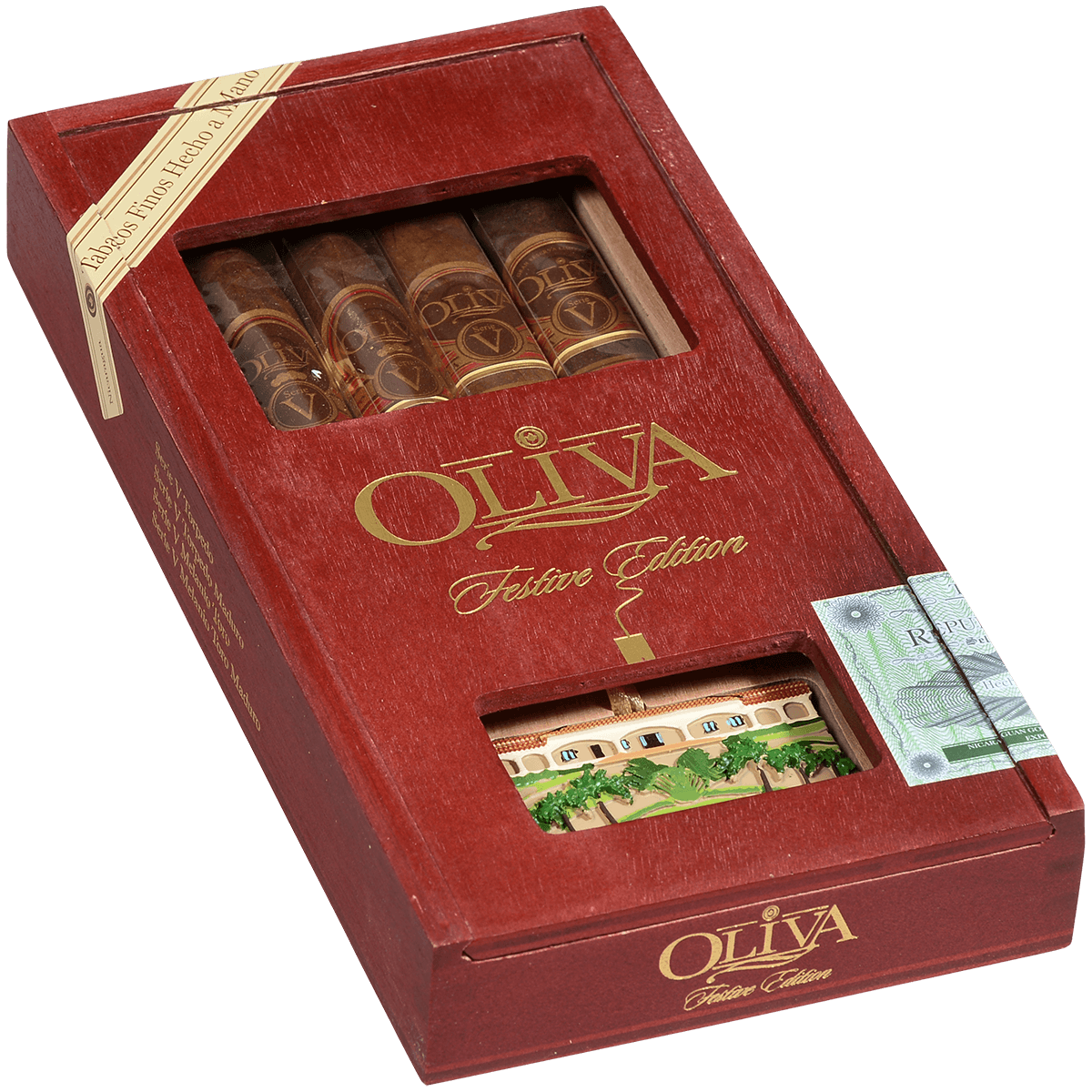 OLIVA 2025  FESTIVE HOLIDAY MELANIO SAMPLER WITH ORNAMENT 4CT