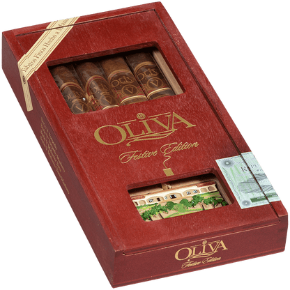 OLIVA 2025  FESTIVE HOLIDAY MELANIO SAMPLER WITH ORNAMENT 4CT