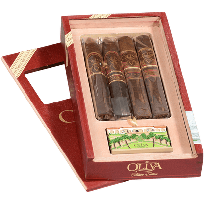 OLIVA 2025  FESTIVE HOLIDAY MELANIO SAMPLER WITH ORNAMENT 4CT