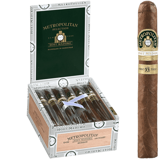 Metropolitan Host Hudson Maduro 18Ct Box 6X50