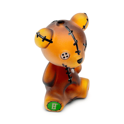 Hemper Scare Bears Teddy Bear Glass Hand Pipe 4.3"