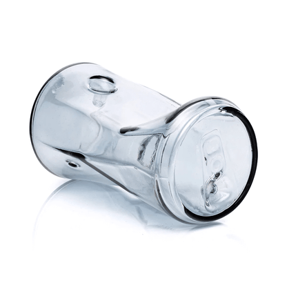 Hemper Crushed Can Glass Hand Pipe 4.6"