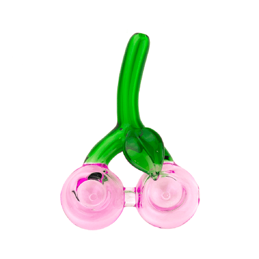 Goody Glass By Hemper Lucky Cherry Double Bowl Hand Pipe