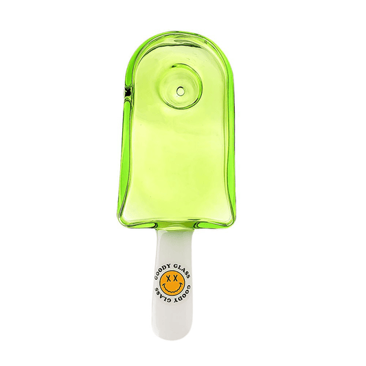 Goody Glass By Hemper Popsicle Green Hand Pipe