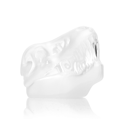 Hemper Jurassic Spark Skull Glass Hand Pipe 4.2”