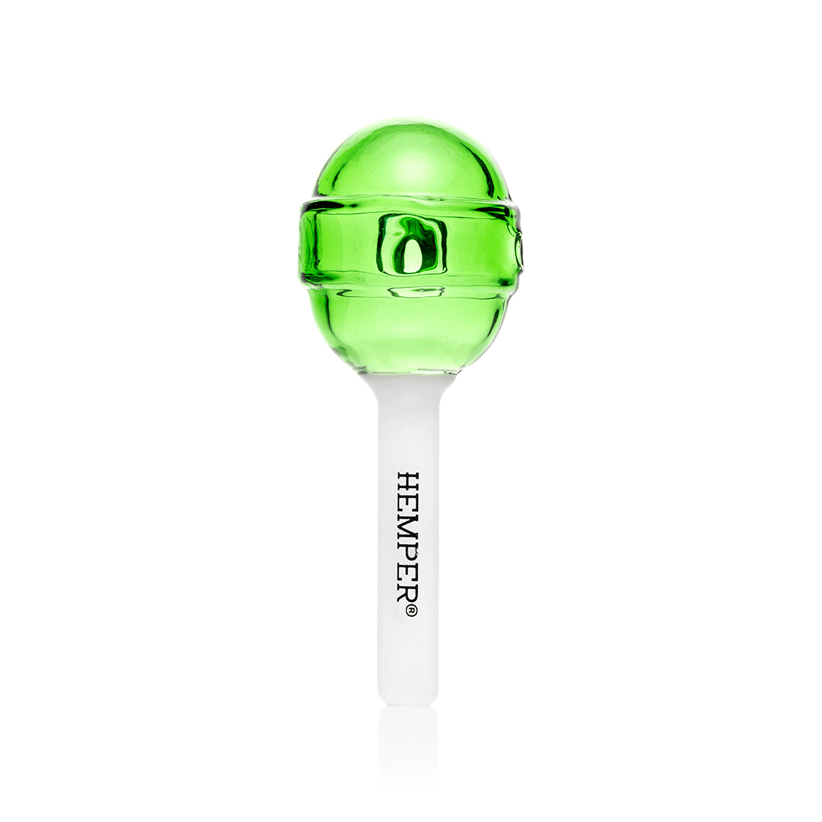 Hemper Sucker 4 Love Lollipop Glass Hand Pipe 4.5"