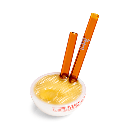 Hemper Ramen Bowl Glass Hand Pipe 3.3”