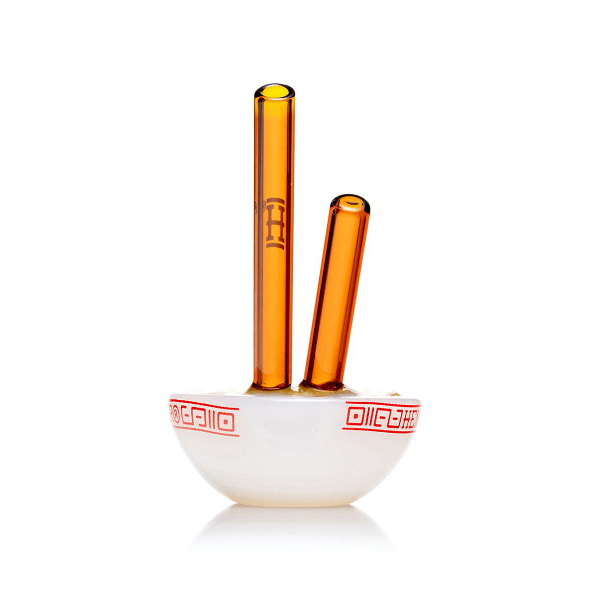 Hemper Ramen Bowl Glass Hand Pipe 3.3”