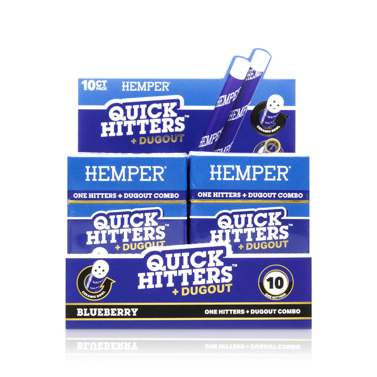 Hemper Quick Hitters Dugout Blueberry 12/10 Ct. Display