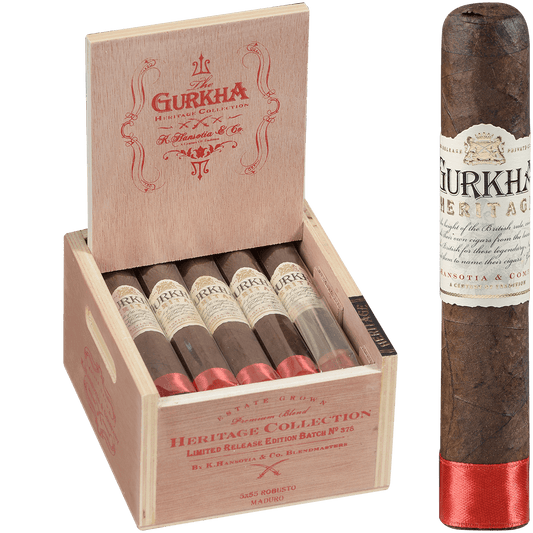 Gurkha Heritage Maduro Robusto 15 Ct. Box 5.00X55