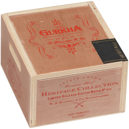Gurkha Heritage Maduro Robusto 15 Ct. Box 5.00X55