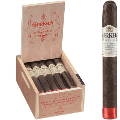Gurkha Heritage Maduro Toro 15 Ct. Box 6.50X52