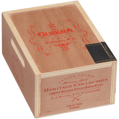 Gurkha Heritage Maduro Toro 15 Ct. Box 6.50X52