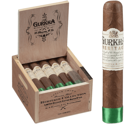 Gurkha Heritage Natural Robusto 15 Ct. Box 5.00X55