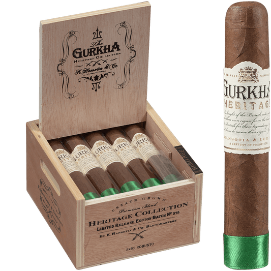 Gurkha Heritage Natural Robusto 15 Ct. Box 5.00X55