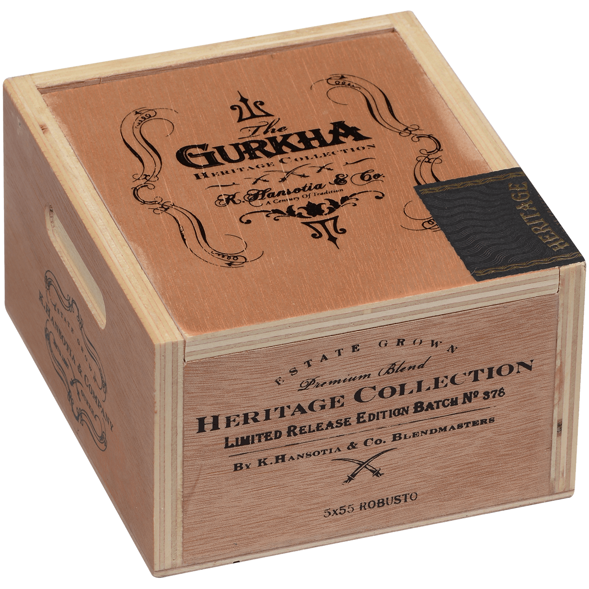 Gurkha Heritage Natural Robusto 15 Ct. Box 5.00X55