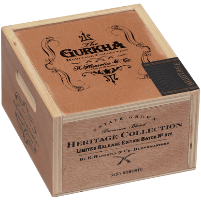 Gurkha Heritage Natural Robusto 15 Ct. Box 5.00X55