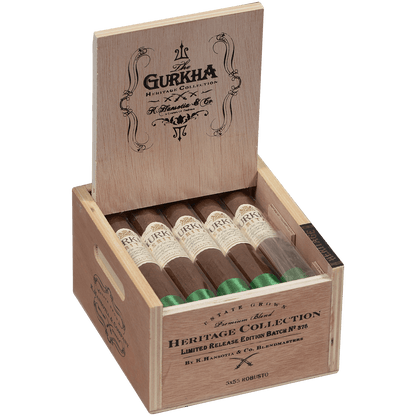 Gurkha Heritage Natural Robusto 15 Ct. Box 5.00X55