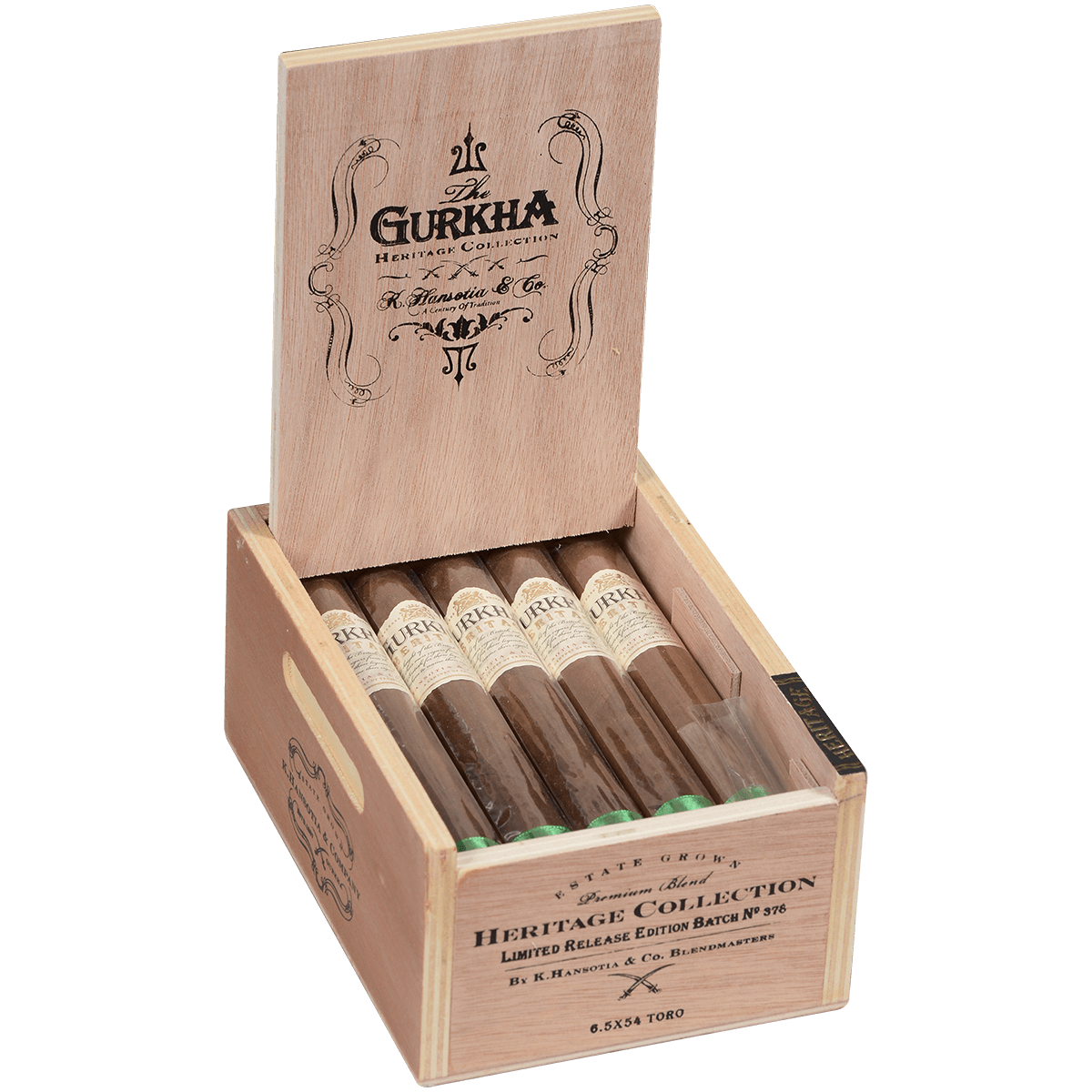 Gurkha Heritage Natural Toro 15 Ct. Box 6.50X52