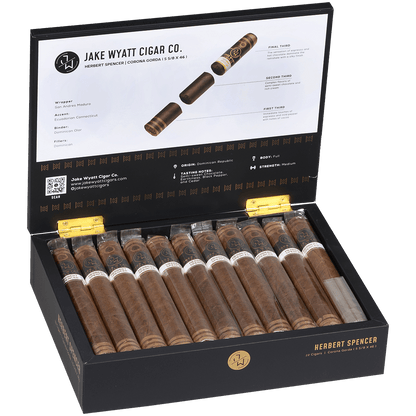Jake Wyatt Gourmet Collection Herbert Spencer Corona Gorda Maduro 22 Ct. Box 5.63X46