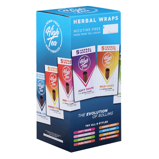 High Tea Prepack Display 8 Ct. 15.5"H X 7.5"W X 7"D