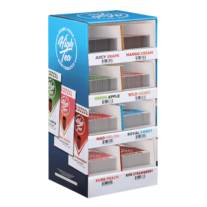 High Tea Prepack Display 8 Ct. 15.5"H X 7.5"W X 7"D