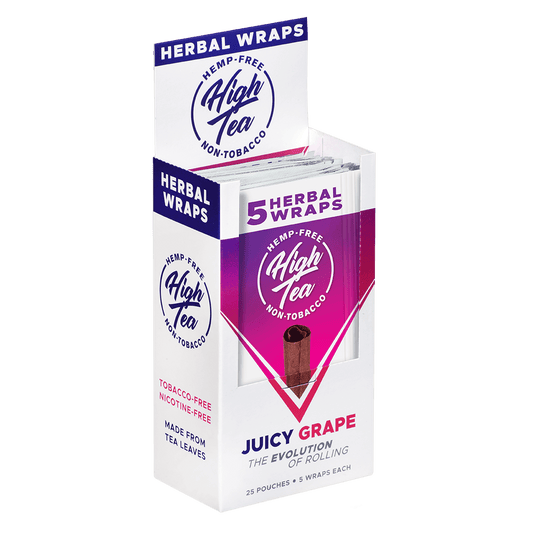 High Tea Herbal Wraps Juicy Grape 25/5 Ct.