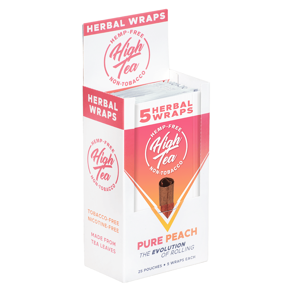 High Tea Herbal Wraps Pure Peach 25/5 Ct.